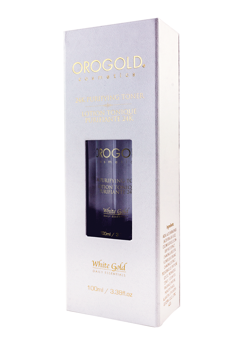 OROGOLD White Gold 24K Purifying Toner case